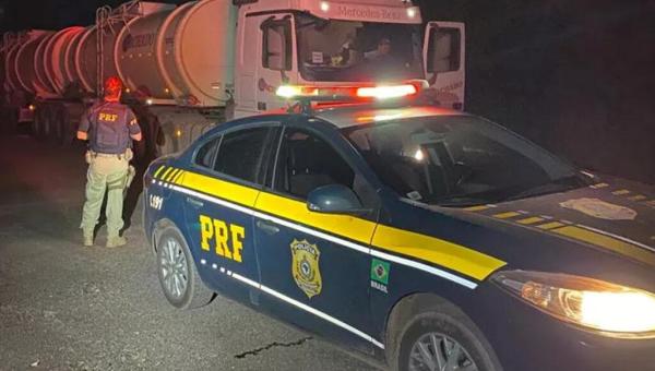Em Palmeiras do Tocantins, no Bico do Papagaio, assaltantes roubam caminhão com 60 mil litros de diesel