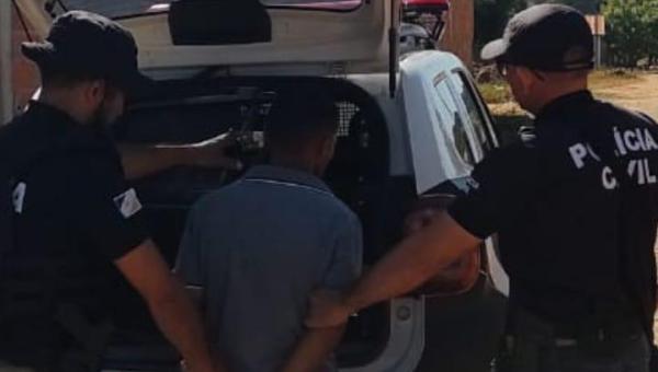 Em Praia Norte, Polícia Civil prende homem pela prática de dano ao patrimônio público