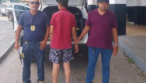 Em São Bento do Tocantins, Polícia Civil cumpre mandado de prisão de foragido da Justiça de Goiás