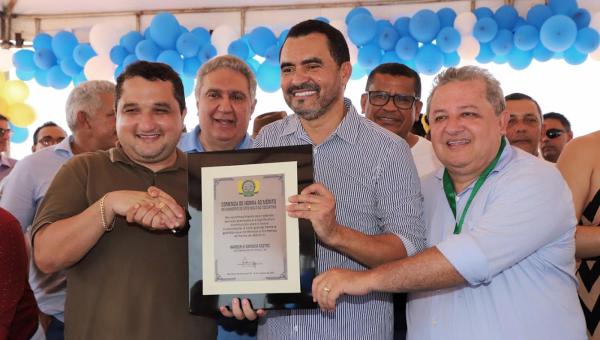 Em Sítio Novo do Tocantins, governador Wanderlei Barbosa participa da inauguração de obras em comemoração aos 60 anos do município