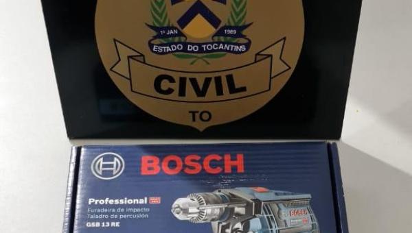 Em Tocantinópolis, Polícia Civil prende homem apontado como autor de vários furtos e indivíduo investigado por receptação