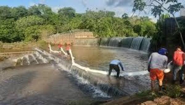 Empresa despeja óleo em local inadequado e acaba contaminando córrego do Parque Cesamar, em Palmas