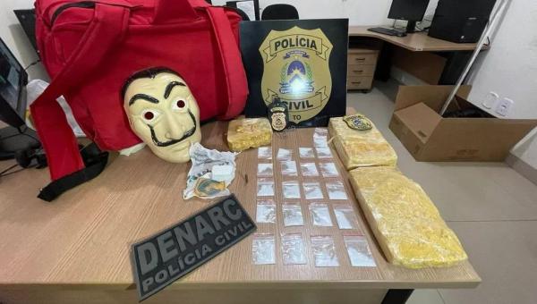 Entregador de delivery é preso suspeito de vender drogas em Araguaína