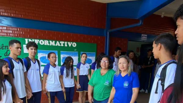 Escola presta homenagem à professora Veruska por sua dedicação em Ananás 