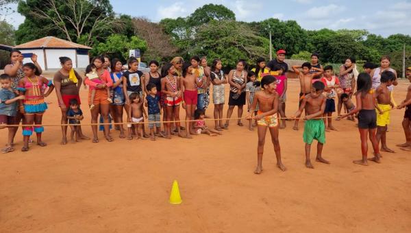 Escolas indígenas Pepkro e Tamkak realizam jogos interescolares entre estudantes do povo Apinajé


