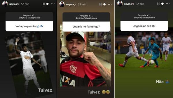 ESPORTE: Neymar deixa portas abertas para Santos e Flamengo, mas diz que não jogaria no São Paulo