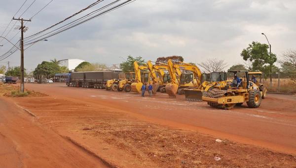 Estado do Tocantins dá início às obras de recuperação da TO-422 no Distrito Agroindustrial de Araguaína