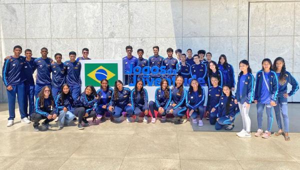Estudantes-atletas do Tocantins chegam a Brasília para participar dos Jogos da Juventude 2025