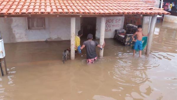 Famílias começam a voltar para casa após nível do rio baixar em São Miguel do Tocantins