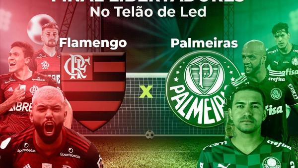 Final da Libertadores será transmitida ao vivo em Telão de Led na Arena Serginho Parreira