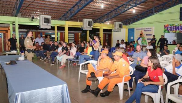 Forças de Segurança e comunidade se reúnem na região sul de Palmas para composição do Conselho Comunitário de Segurança 