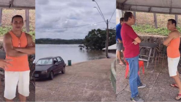 Gaguim visita Miracema para acompanhar situação da cheia do Rio Tocantins