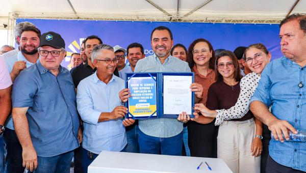 Governador Wanderlei Barbosa assina Ordem de Serviço e garante investimento de R$ 3,2 milhões para reforma e ampliação de escola estadual em Angico
