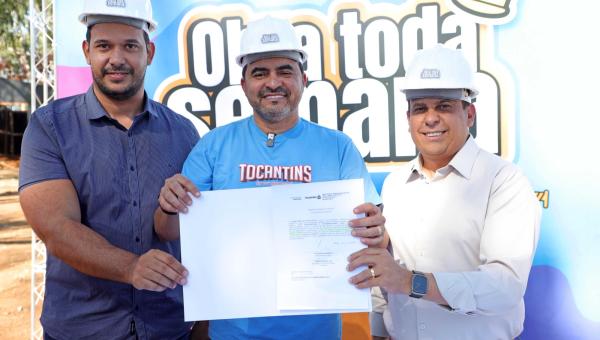Governador Wanderlei Barbosa assina ordem de serviço e inicia construção de Escola de Tempo Integral avaliada em R$ 20 milhões na área do antigo Caic 

