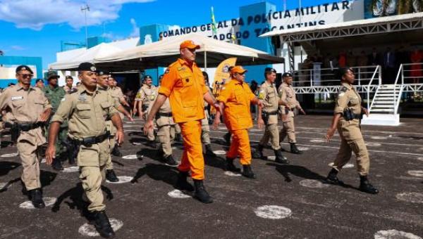 Governador Wanderlei Barbosa concede progressões funcionais a mais de 2 mil policiais e bombeiros militares do Tocantins