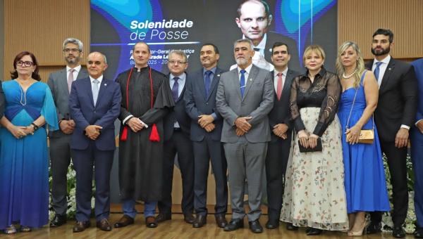 Governador Wanderlei Barbosa destaca o papel fundamental do MPTO na garantia da justiça em posse do novo Procurador-Geral de Justiça