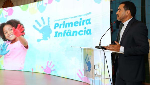 Governador Wanderlei Barbosa firma compromisso em prol do desenvolvimento e proteção das crianças tocantinenses