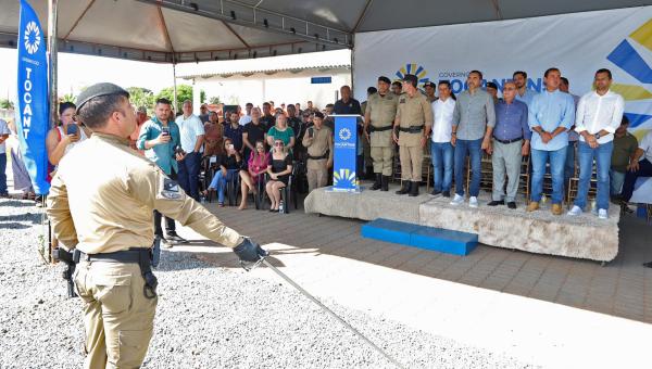 Governador Wanderlei Barbosa inaugura Comando Regional de Policiamento e base da Força Tática em Araguaína para atender mais de 40 municípios