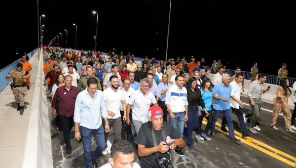 Governador Wanderlei Barbosa inaugura nova ponte de Porto Nacional; obra marca momento histórico no Tocantins 
