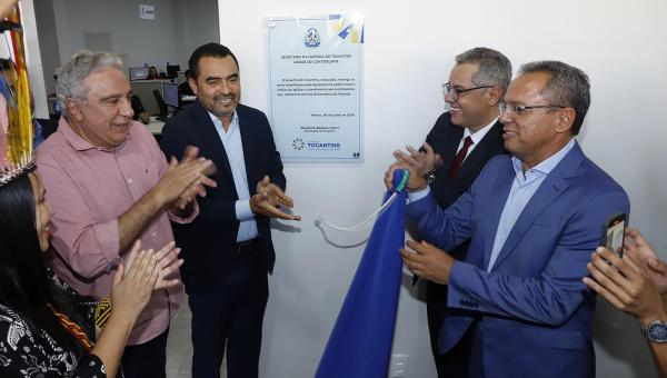 Governador Wanderlei Barbosa inaugura nova sede da Agência de Atendimento da Secretária da Fazenda

