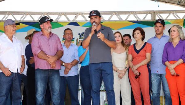 Governador Wanderlei Barbosa inaugura obras e destaca parceria com o município de Aliança do Tocantins 