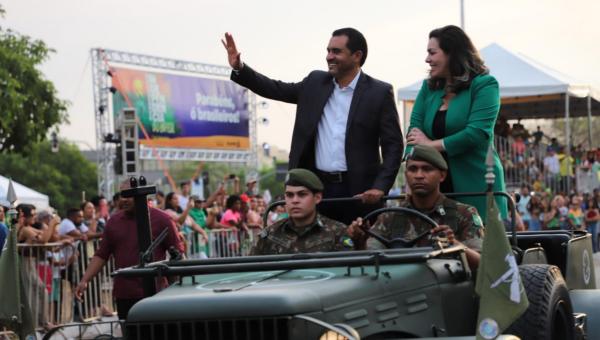 Governador Wanderlei Barbosa participa do Desfile de 7 de Setembro em alusão ao Bicentenário da Independência