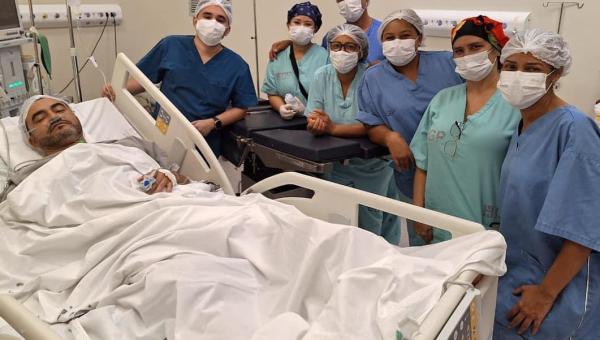 Governador Wanderlei Barbosa passa por procedimento cirúrgico no Hospital Geral de Palmas