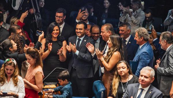 Governador Wanderlei Barbosa prestigia posse da nova Mesa Diretora do Senado Federal, em Brasília 