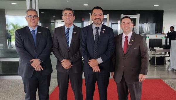 Governador Wanderlei Barbosa prestigia posse do novo ministro da Justiça e Segurança Pública