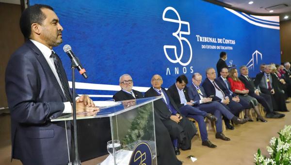 Governador Wanderlei Barbosa reforça importância do TCE para o Estado em sessão solene dos 35 anos de criação da instituição