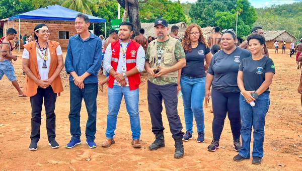 Governo do Tocantins leva ações de cidadania e saúde para aldeia indígena em Tocantínia