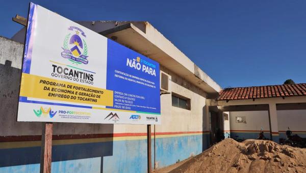 Governo do Tocantins reforma hospital em Goiatins e entrega obras de asfalto no município