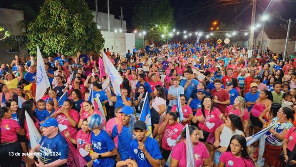 Grande reunião política demonstra o apoio à reeleição de Valdemar, em Ananás, com presença de lideranças e Deputada Vanda Monteiro 