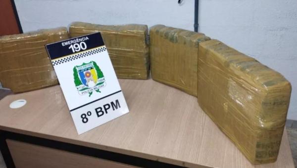 Grávida viaja com 22 kg de maconha em ônibus, mas acaba presa