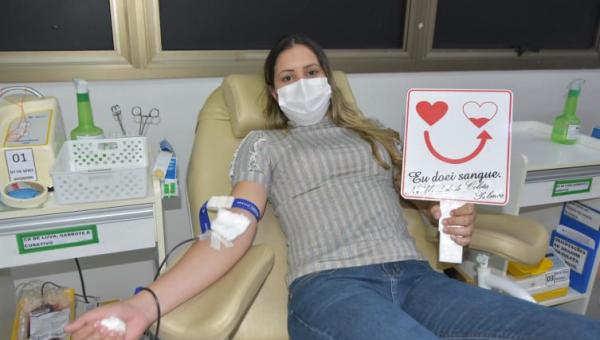 Hemorrede e alunos de enfermagem da Faculdade ITOP, realizam campanha de doação de sangue