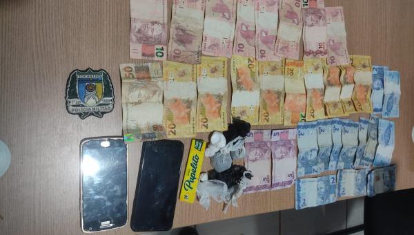 Homem com várias passagens pela polícia é preso pela PM por tráfico de drogas em Palmas