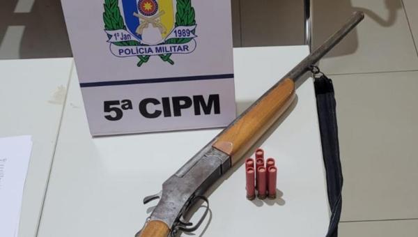 Homem é preso por porte ilegal de arma de fogo em Nazaré