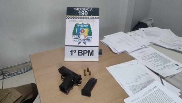Homem é preso por porte ilegal de arma de fogo em Palmas