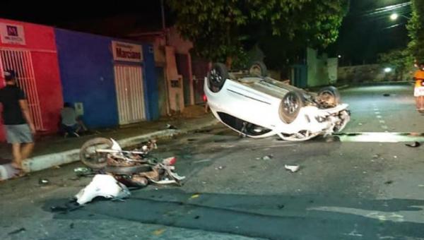 Homem morre após ter moto atingida por carro em Araguaína