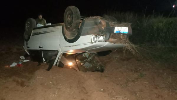 Homem se envolve em acidente de trânsito próximo à Wanderlândia e acaba preso por porte ilegal de arma de fogo