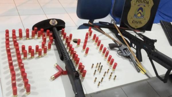 Homem suspeito de tentativa de homicídio em Santa Maria do Tocantins é preso com armas 