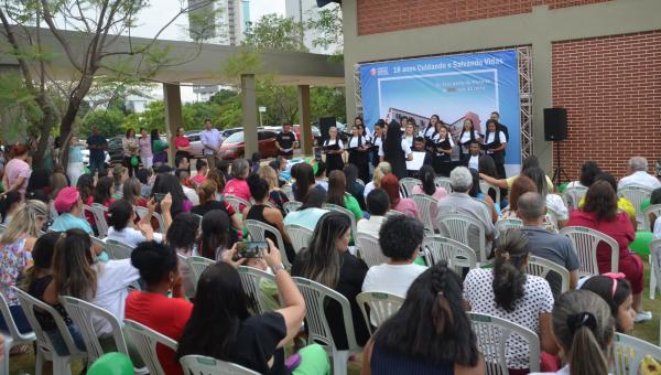 Hospital Geral de Palmas homenageia servidores em cerimônia de comemoração aos 18 anos da unidade