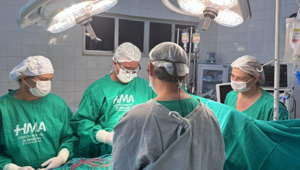 Hospital Municipal de Araguaína realiza a primeira cirurgia cardíaca pediátrica minimamente invasiva do Tocantins