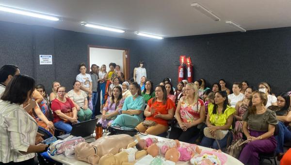 Hospital Regional de Augustinópolis promove capacitação sobre assistência neonatal e pediátrica
