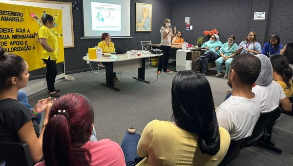 Hospital Regional de Augustinópolis promove palestra de conscientização sobre a campanha Setembro Amarelo