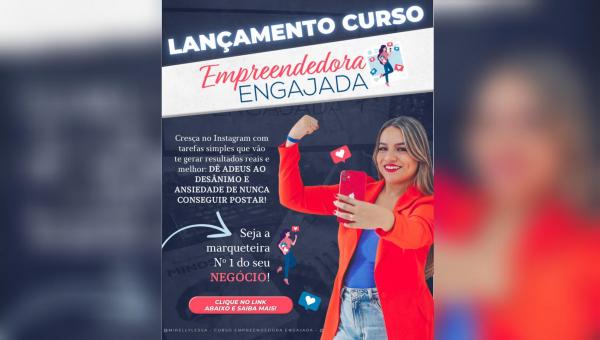 Influenciadora Mirelly Lessa lança curso sobre empreendedorismo nas redes sociais