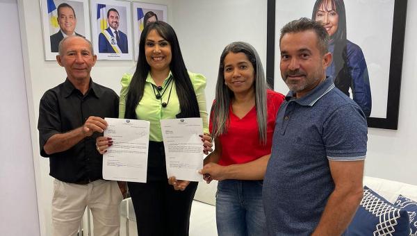 Janad Valcari recebe vereadores de Jaú do Tocantins e reafirma compromisso com o município