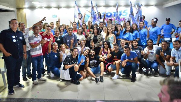 Juventude se reúne e reforça apoio a Lázaro Botelho e Valderez em Araguaína