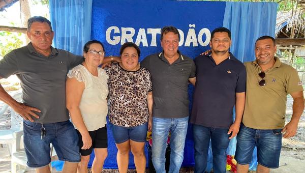 Lideranças políticas recepcionam Deputado Fabion Gomes em Araguanã