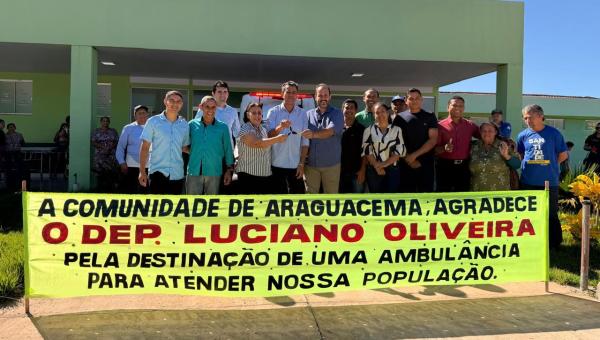 Luciano Oliveira fortalece saúde no interior com entrega de ambulância e motos para agentes de saúde
